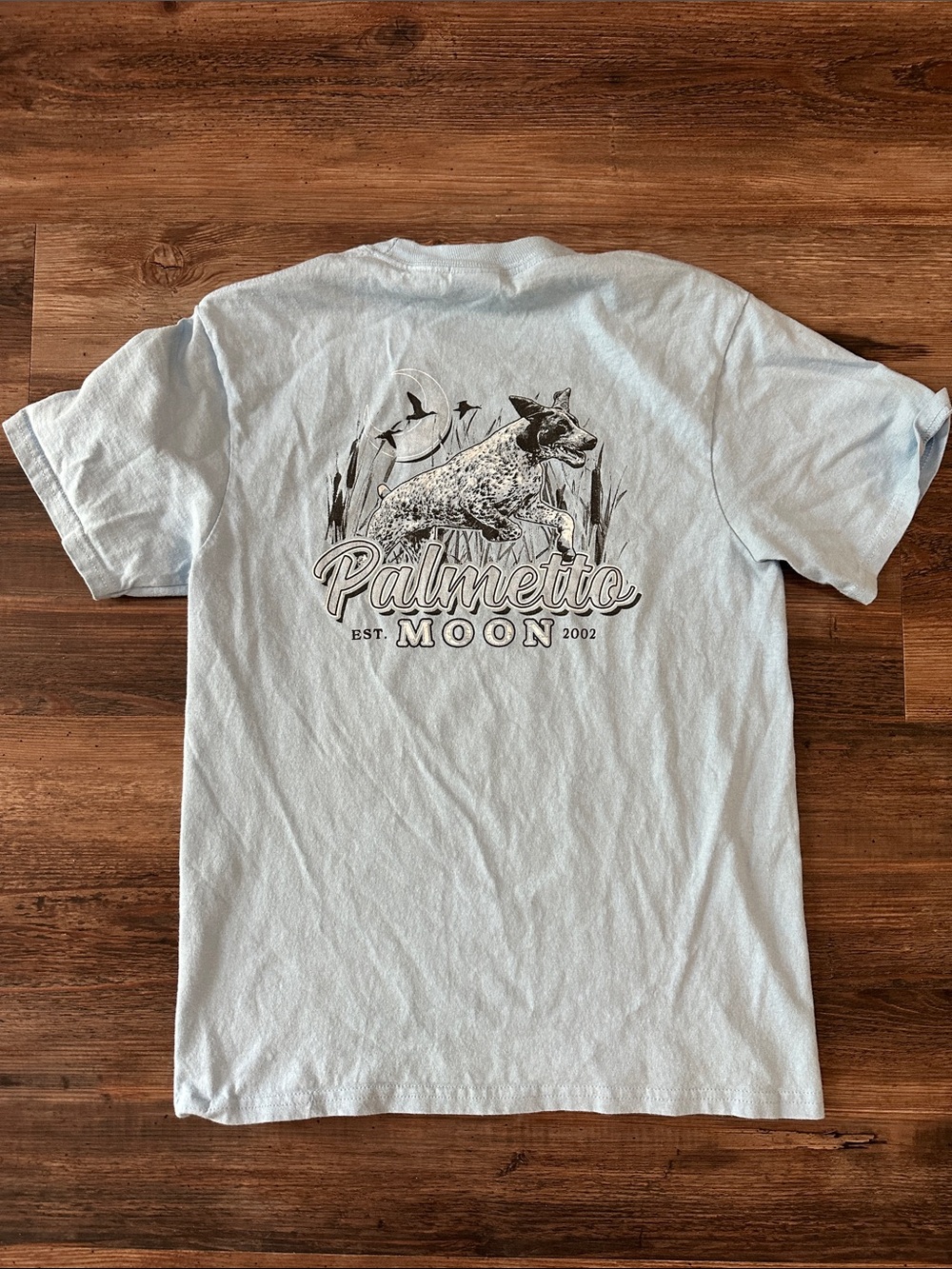 Palmetto Moon Light Blue Short-Sleeve Graphic Tee